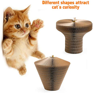 The Ultimate Cat Comfort: Discover the Collapsible Cardboard Cat Scratcher Lounge Bed