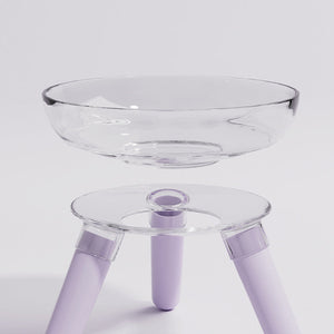Transform Feeding Time with Our Transparent Anti-Spill Glass Feeding Bowl