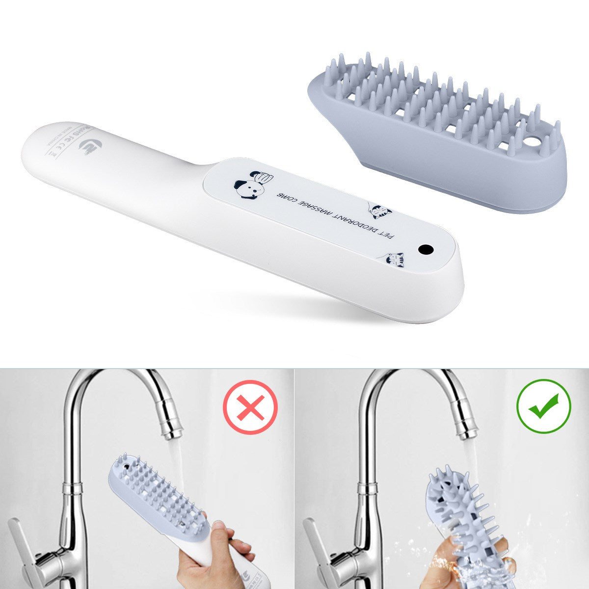 Transform Your Pet's Grooming Routine with Our Silicone Pet Massage Brush