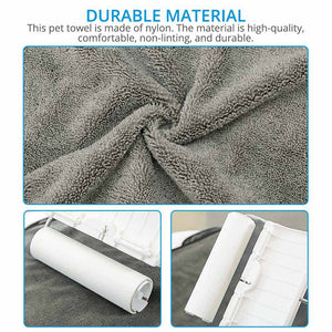 Transform Your Pup's Bath Time with Our Super Absorbent Large Puppy Pet Dog Bathrobe Bath Towel