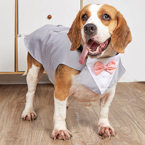 Elevate Your Pet's Style with Our Dog Pet Swallowtail Wedding Clothing Suit Jacket