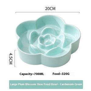 Enhance Your Pet's Mealtime with Our Ceramic Slow Feeding Bowl