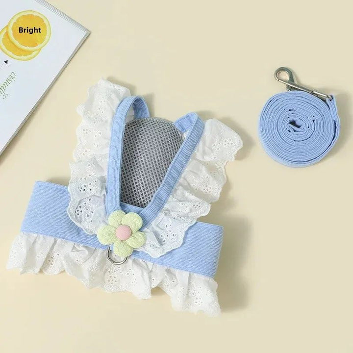 Summer Pet Safety Harness & Leash for Puppies and Small Dogs
