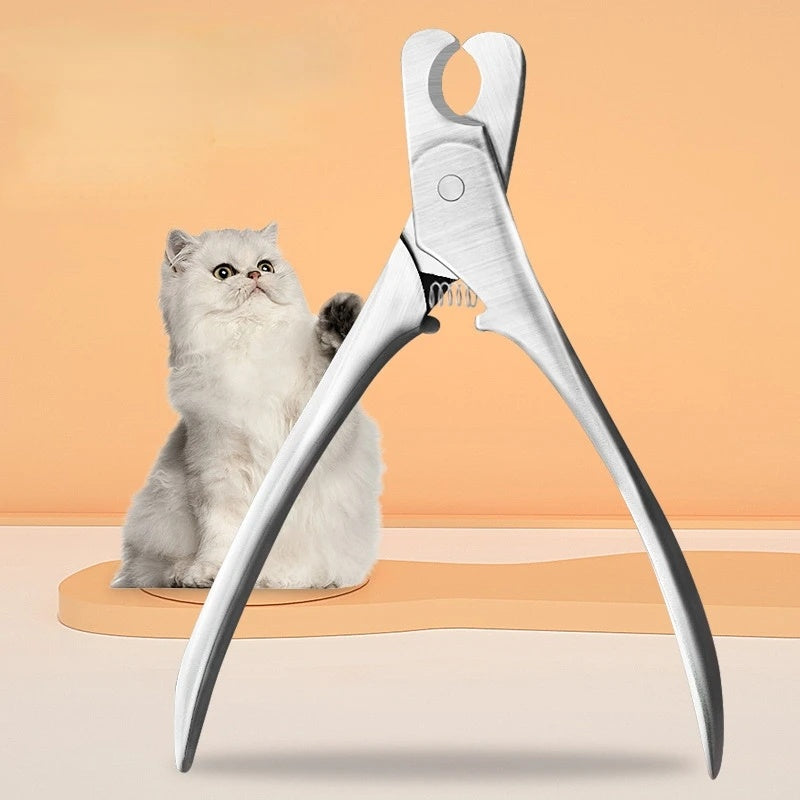 Professional Stainless Steel Pet Nail Clipper for Dogs and Cats
