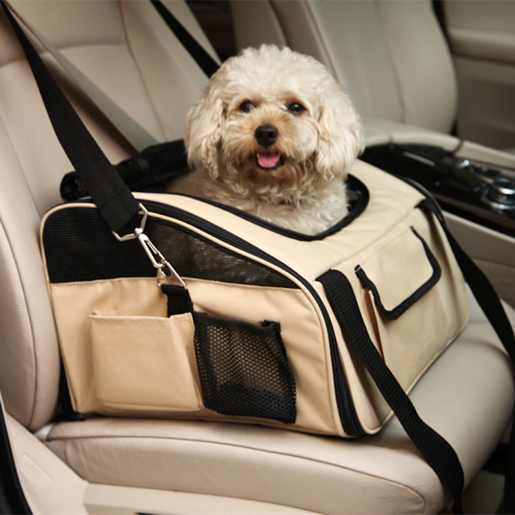 Foldable Pet Car Seat Hammock for Small Dogs and Cats