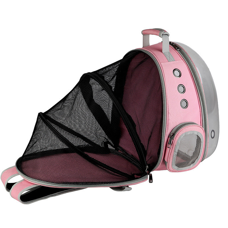 Portable Bubble Pet Backpack Carrier with 360 Degree View