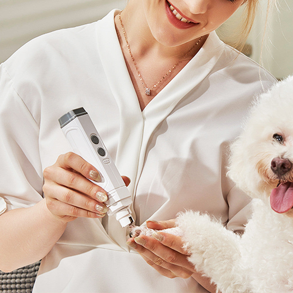 Automatic High-Power Pet Nail Trimmer with Double Lamp