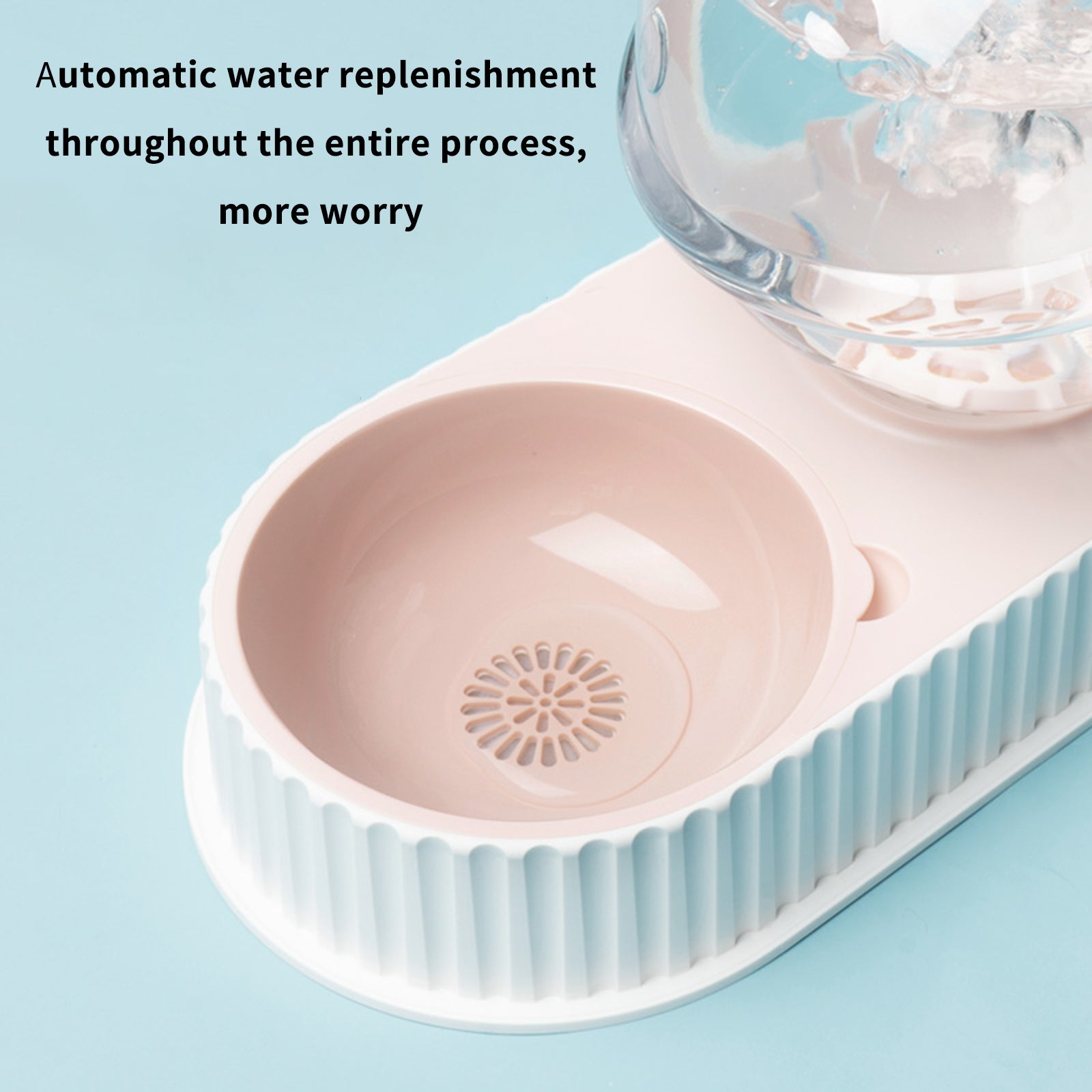Automatic Plastic Pet Water and Food Bowl for Cats and Dogs