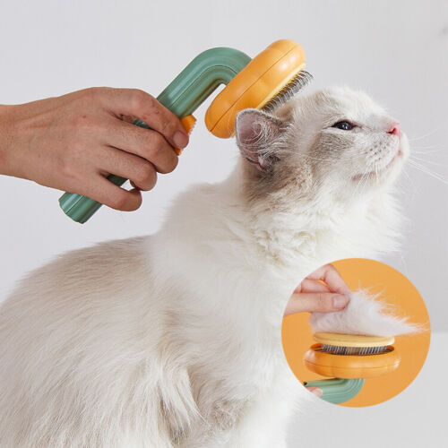 Self-Cleaning Pet Slicker Brush for Dogs and Cats