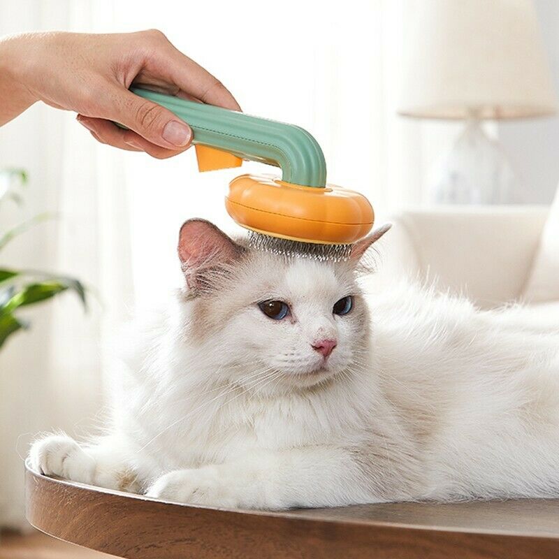 Self-Cleaning Pet Slicker Brush for Dogs and Cats