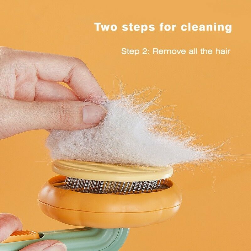 Self-Cleaning Pet Slicker Brush for Dogs and Cats