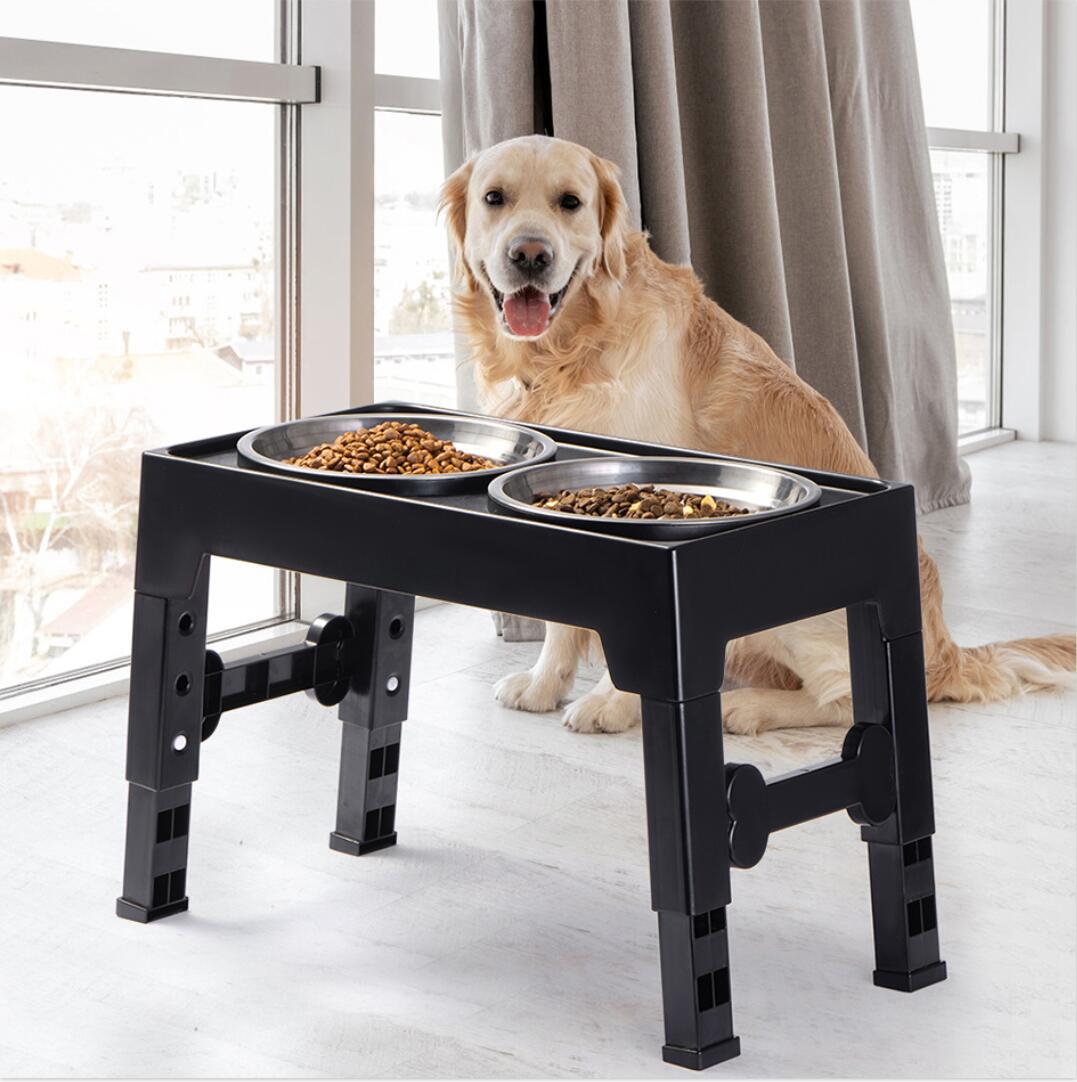 Pet Elevated Feeding Bowl with Neck Protection for Medium and Large Dogs