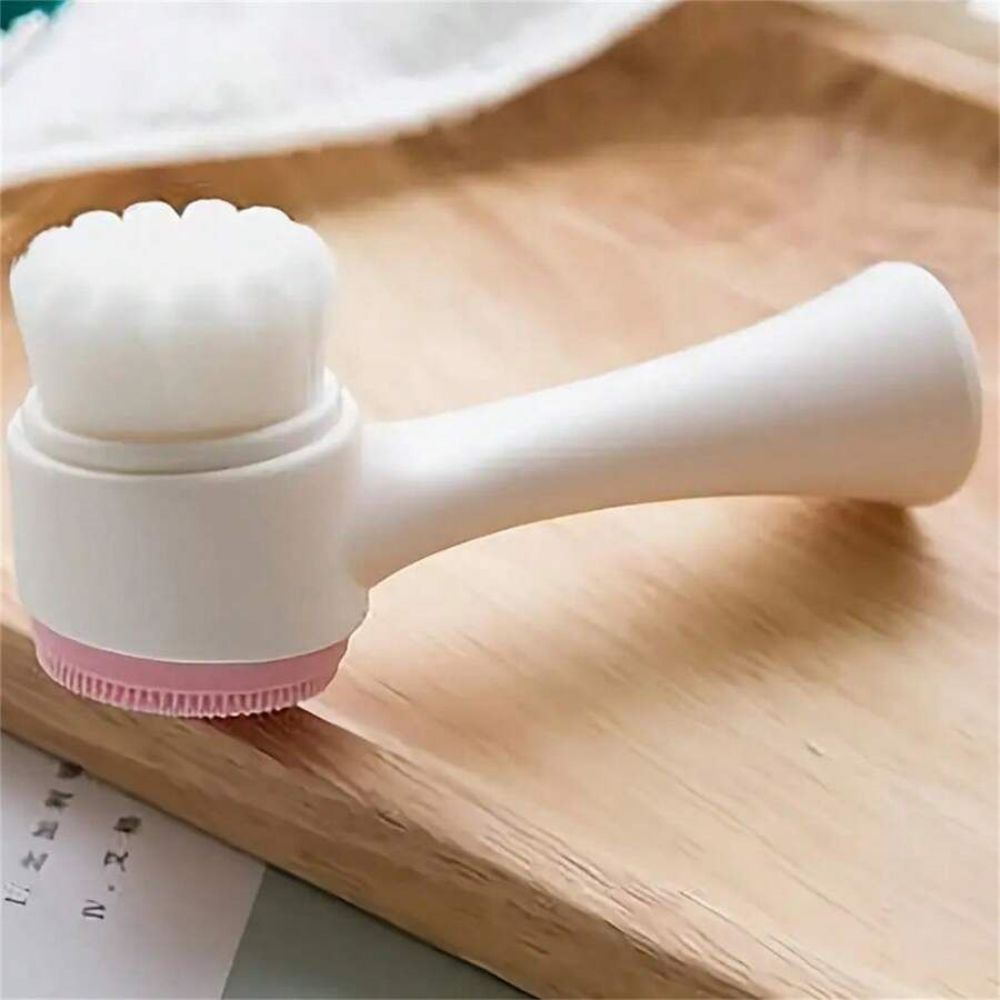 Easy Clean Nylon Pet Paw Grooming and Massage Brush