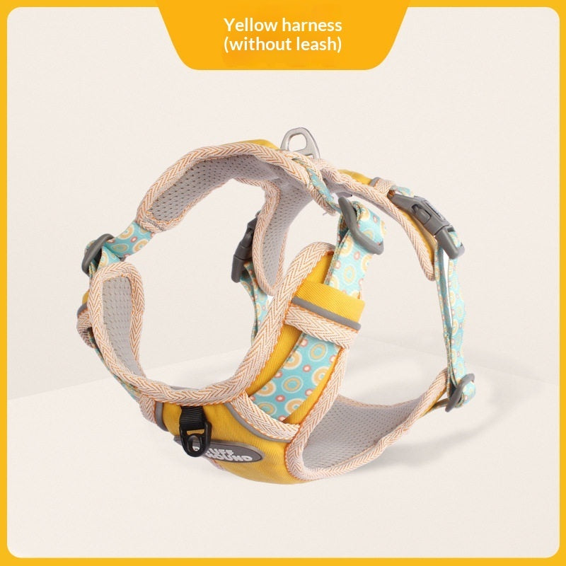 Vest-Style Pet Harness Leash for Small to Medium Dogs