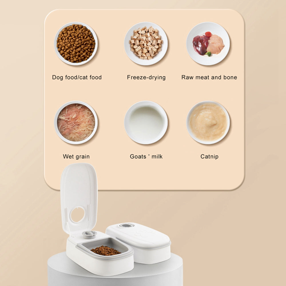 Automatic Smart Pet Feeder with Timer for Cats and Dogs