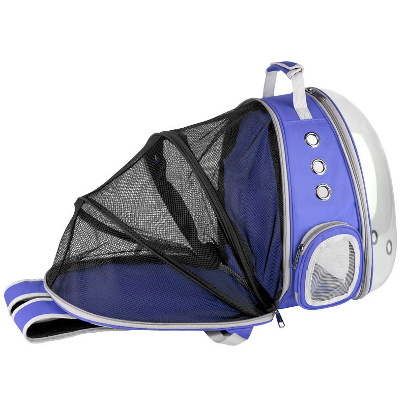 Portable Bubble Pet Backpack Carrier with 360 Degree View