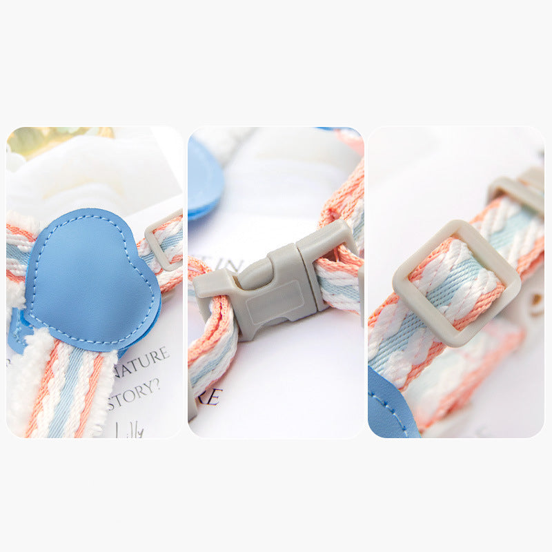 Breathable Summer Dog Vest Leash for Small & Medium Dogs