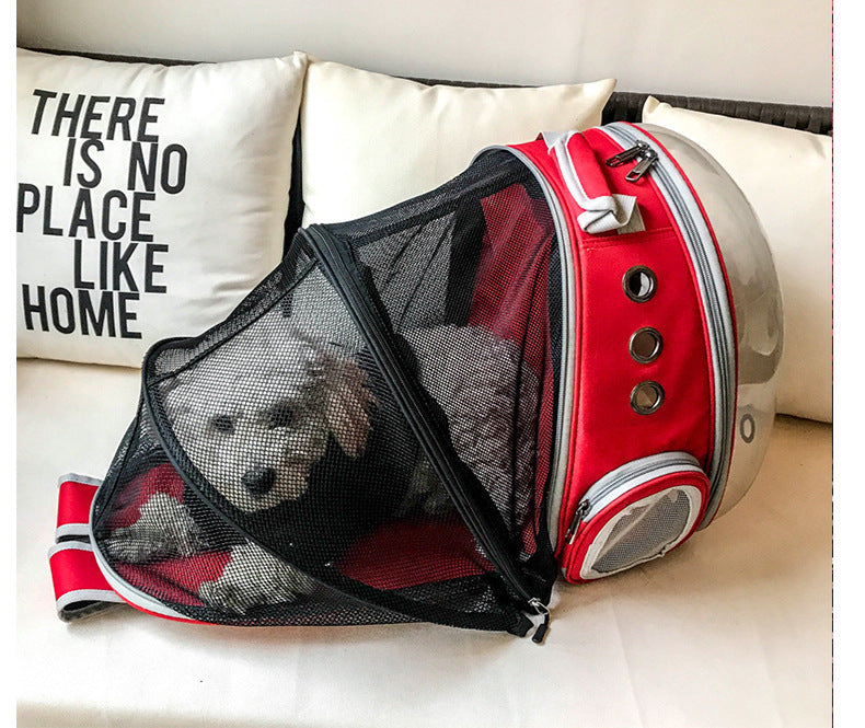 Portable Bubble Pet Backpack Carrier with 360 Degree View