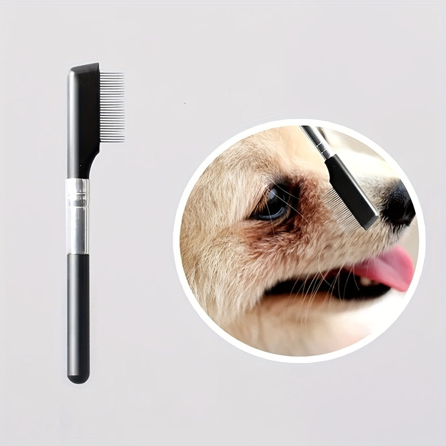 Soft Tear Stain and Eye Grooming Brush for Pets