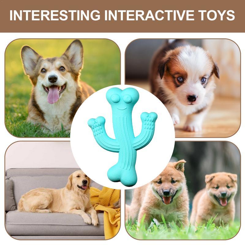 Cactus-Shaped Ultra Durable Interactive Dog Chew Toy