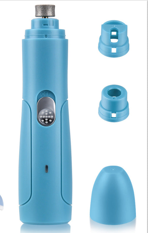 Electric Pet Nail Grinder and Claw Trimmer for Dogs