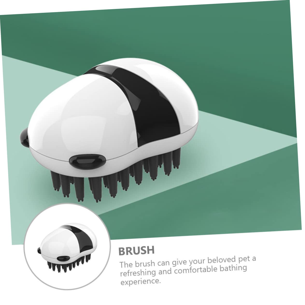 Pet Bathing and Grooming Brush with Hair Removal Glove