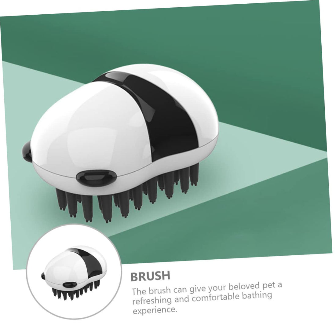 Pet Bathing and Grooming Brush with Hair Removal Glove