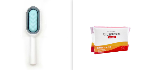 Dematting Pet Grooming Brush for Dogs and Cats