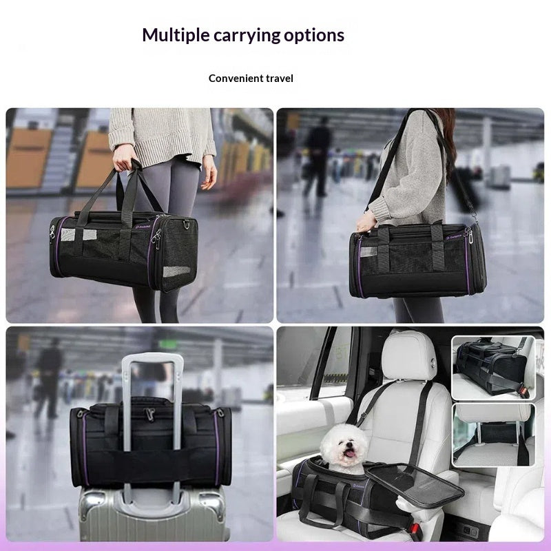 Expandable Soft Pet Carrier Bag for Travel