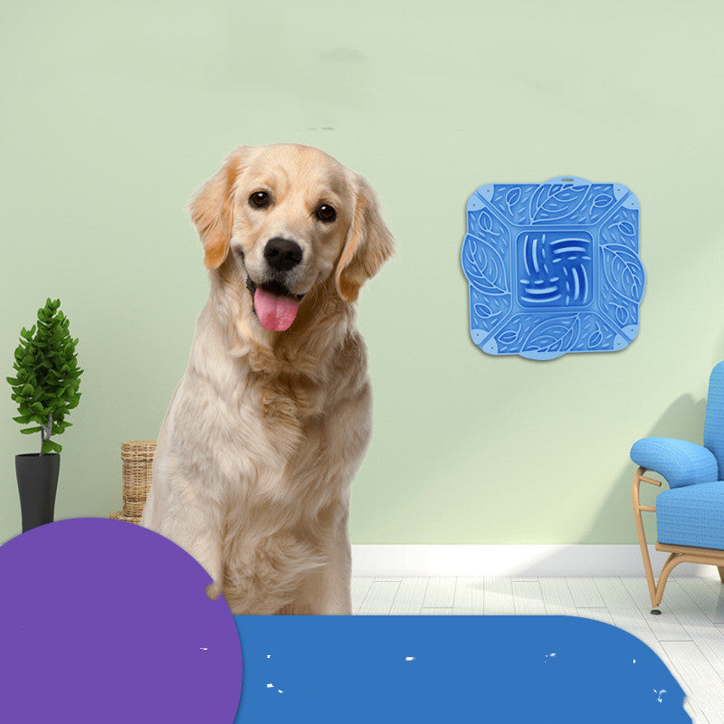 Foldable Silicone Pet Feeding Bowl and Slow Food Mat