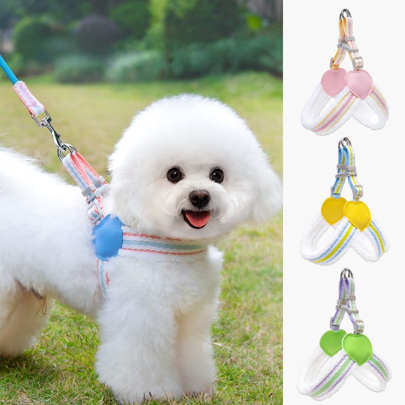 Breathable Summer Dog Vest Leash for Small & Medium Dogs