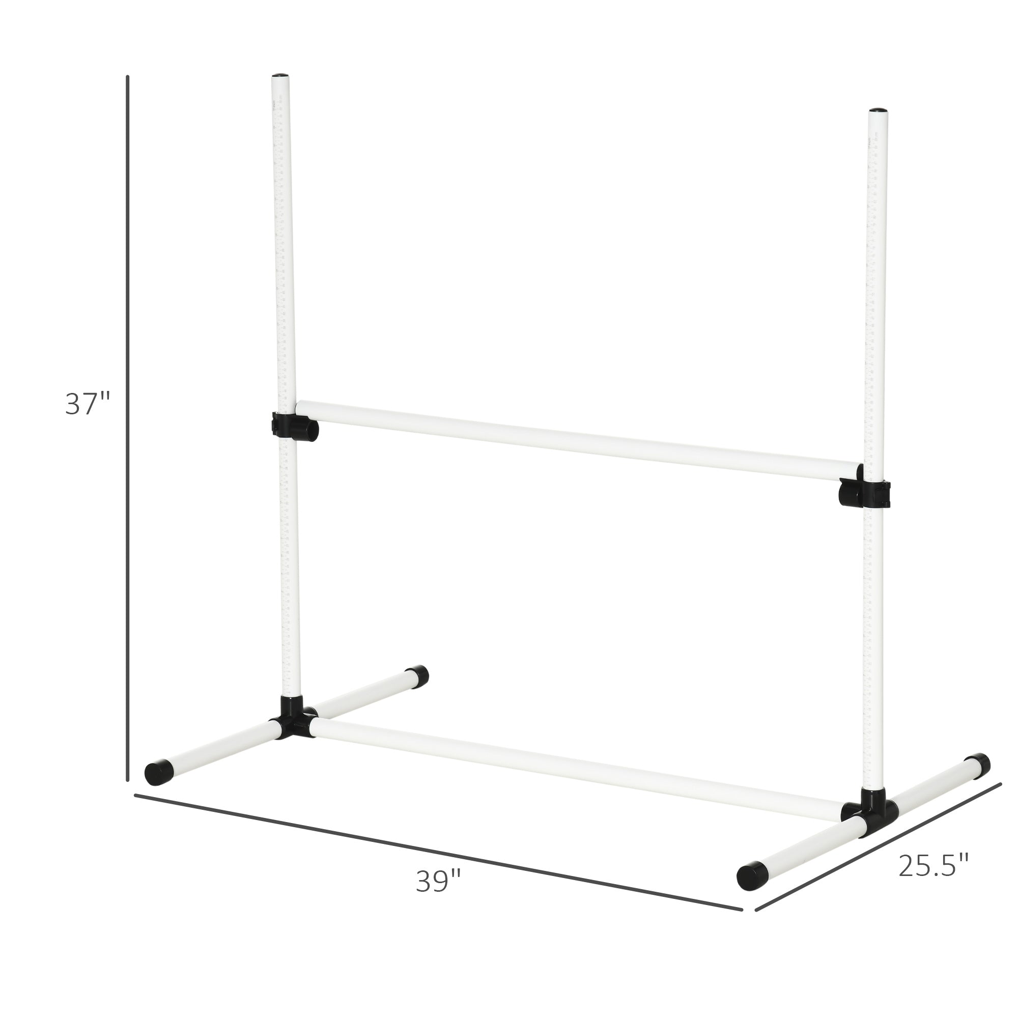 Agility Training Equipment 4 Piece Adjustable Jumping Poles