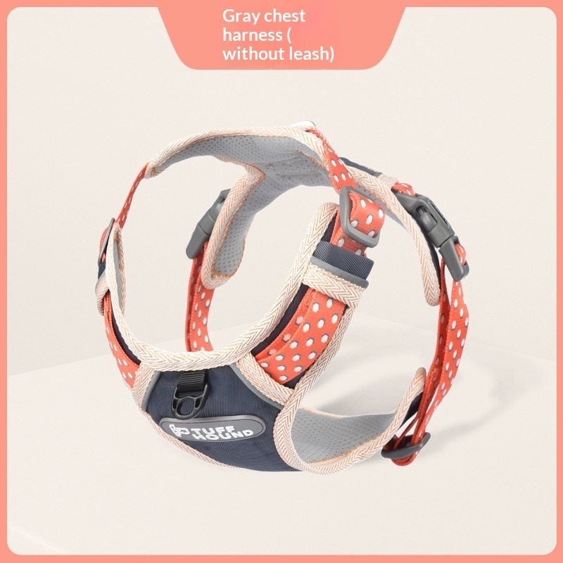 Vest-Style Pet Harness Leash for Small to Medium Dogs