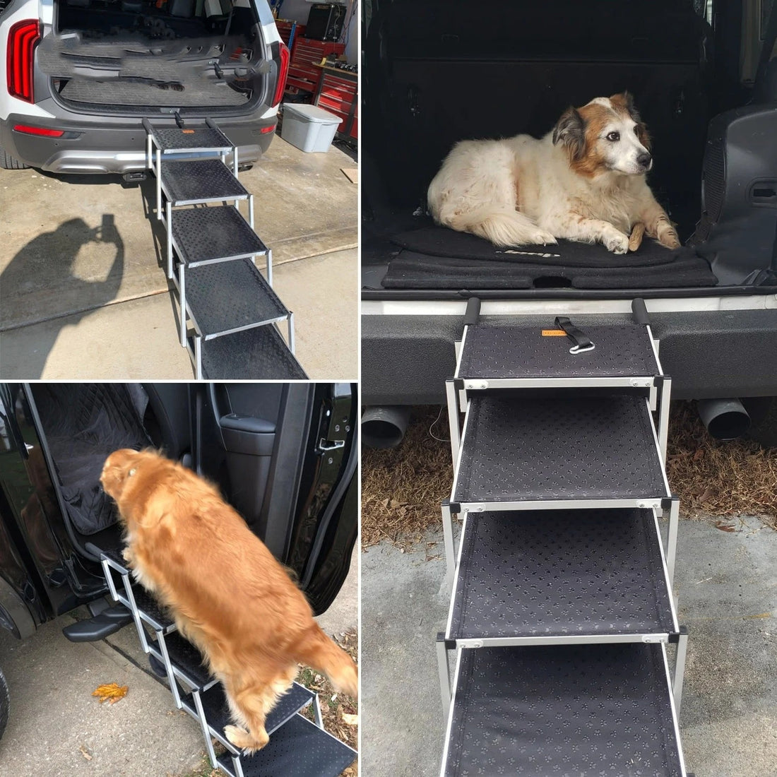 Portable Foldable Aluminum 6-Step Pet Ladder