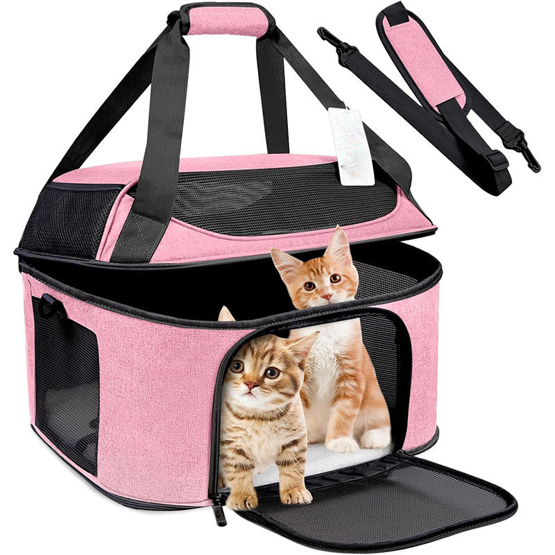 Breathable Portable Dog and Cat Backpack Carrier for Travel