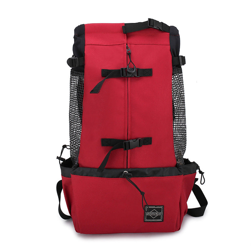 Portable Double Shoulder Dog Carrier Backpack for Travel