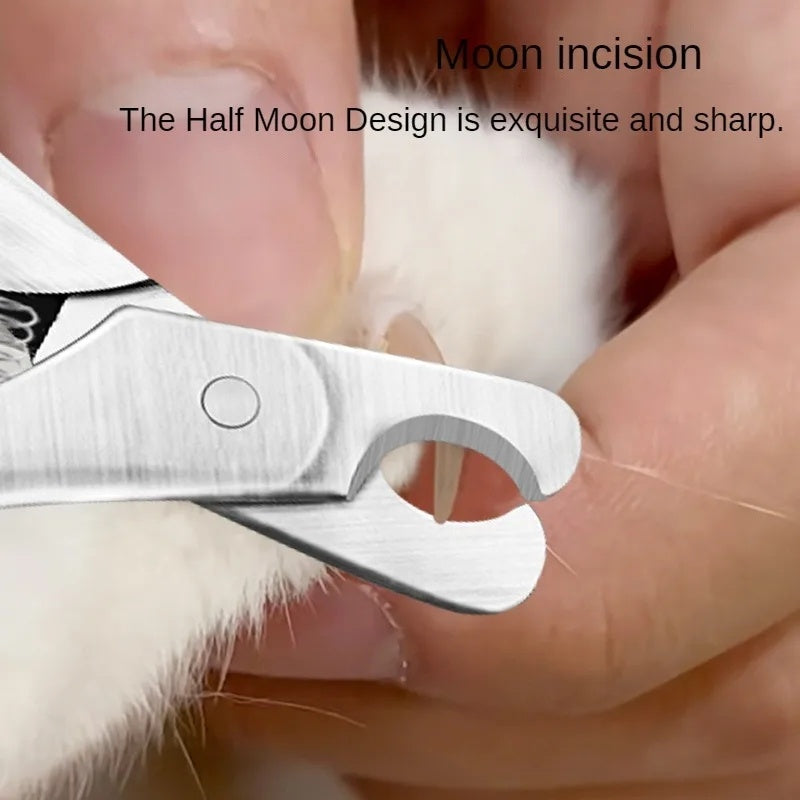 Professional Stainless Steel Pet Nail Clipper for Dogs and Cats