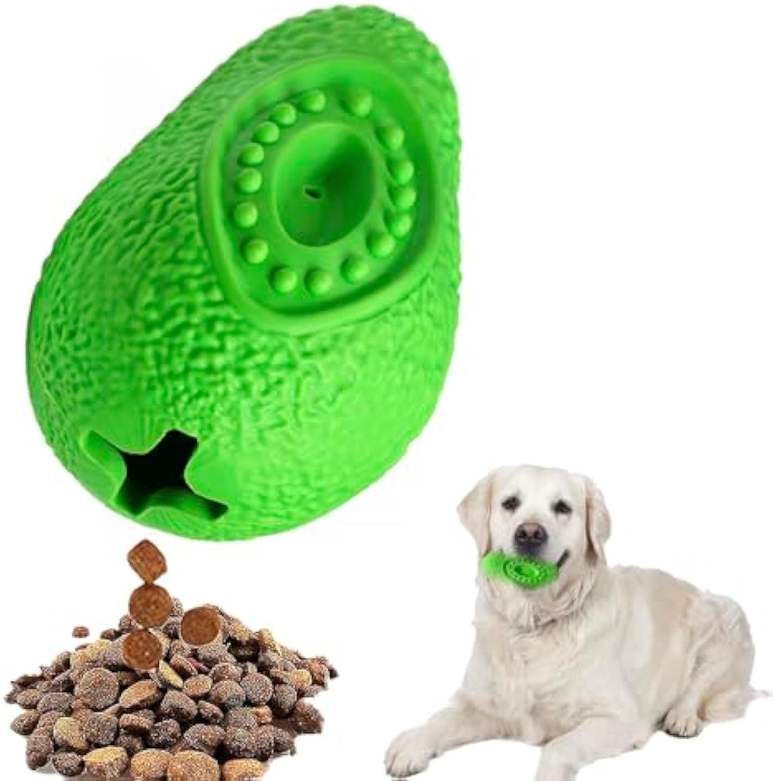 Indestructible Rubber Chew Toy for Dogs of All Sizes