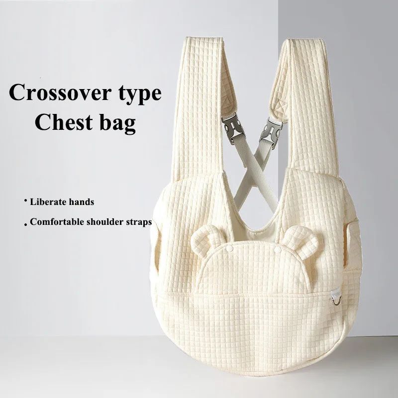 Breathable Cross-Design Pet Backpack Carrier for Dogs and Cats