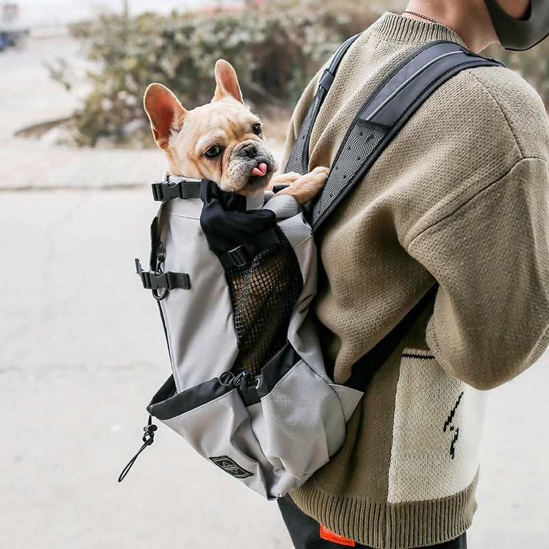 Portable Double Shoulder Dog Carrier Backpack for Travel