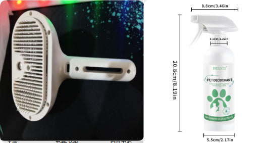 Self-Cleaning Pet Hair Removal Comb for Dogs