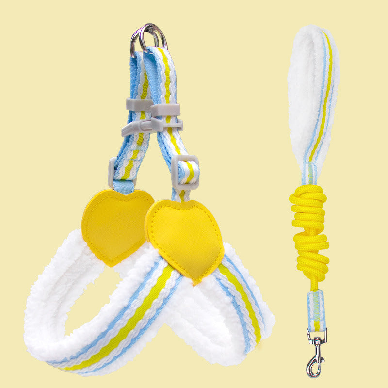 Breathable Summer Dog Vest Leash for Small & Medium Dogs