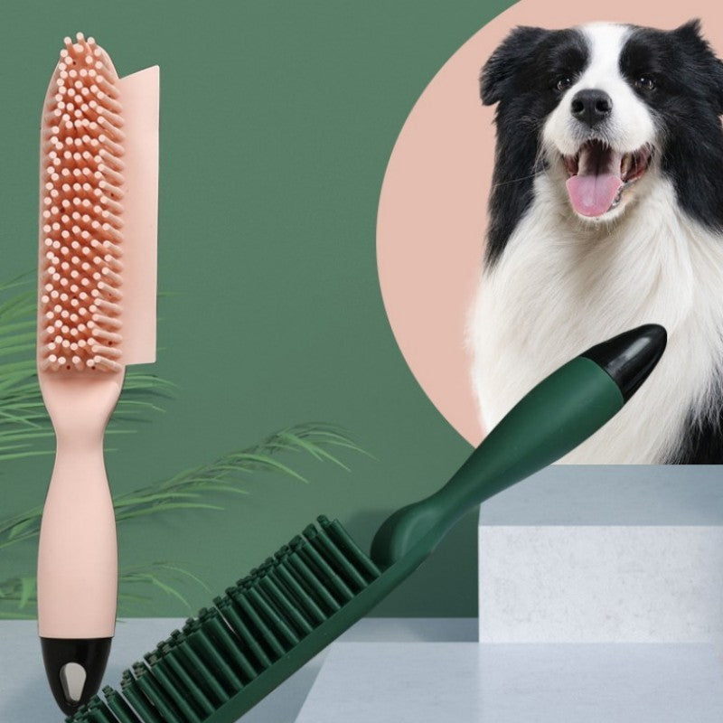 Pet Hair Removal and Massage Brush for Dogs and Cats
