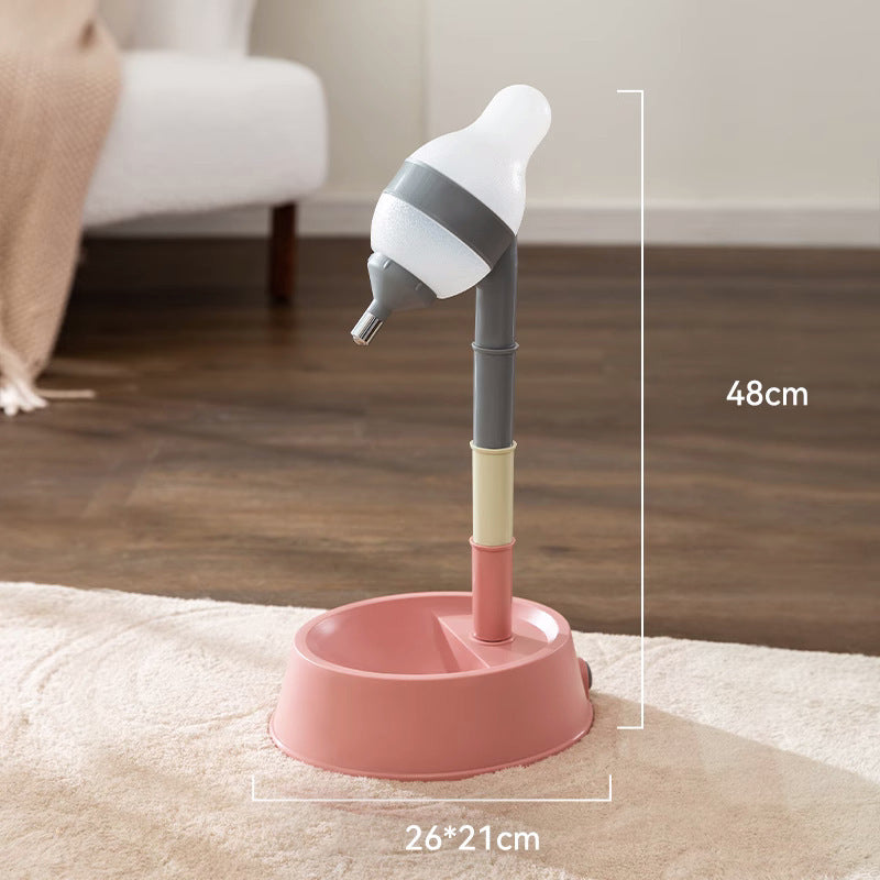 Height Adjustable Standing Water Dispenser for Cats and Dogs