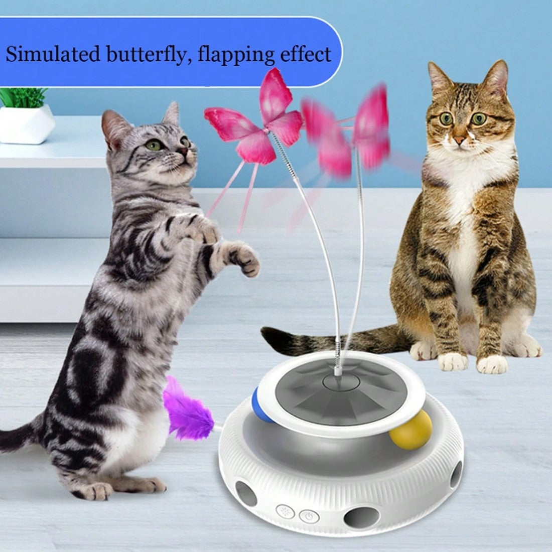 Electric Interactive Indoor Pet Toy Rechargeable Multifunctional Play Toy