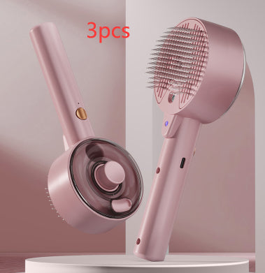 Self-Cleaning Pet Hair Remover Brush for Cats and Dogs