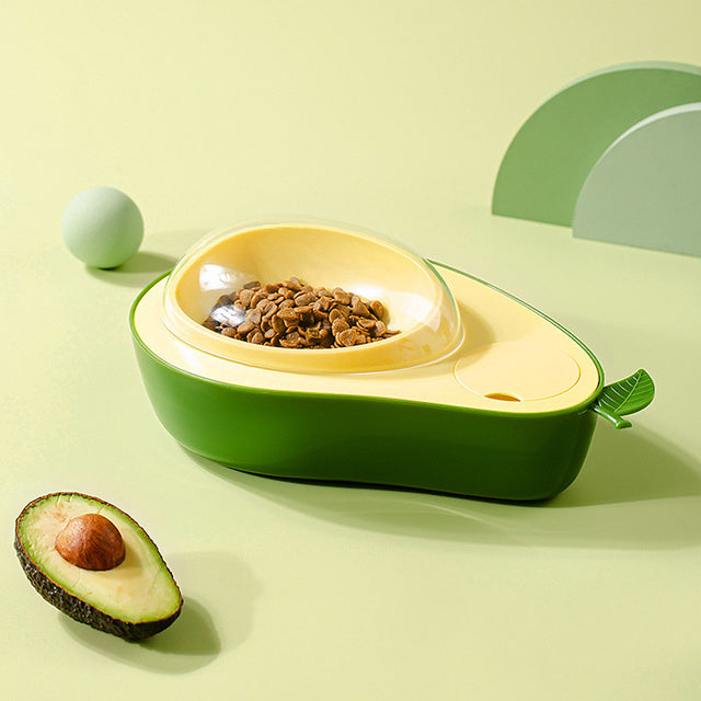 Avocado-Shaped Automatic Water and Food Feeder for Small Pets