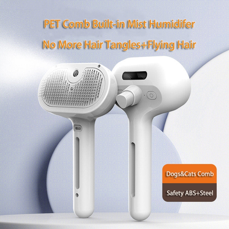 Self-Cleaning Pet Hair Removal Comb for Dogs