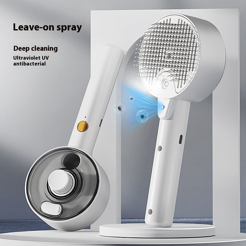 Self-Cleaning Pet Hair Remover Brush for Cats and Dogs