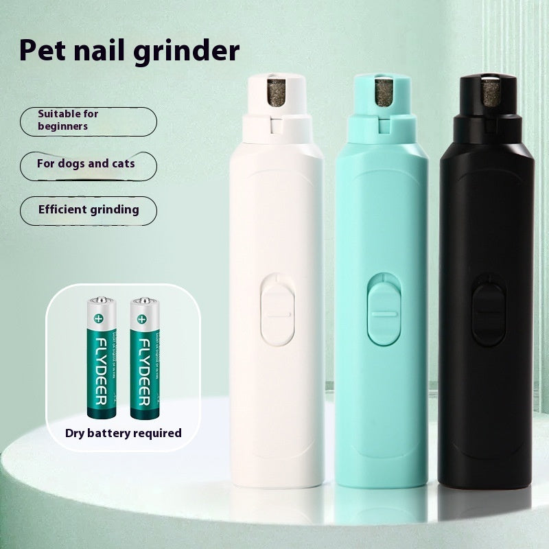Battery-Powered Pet Nail Grinder for Dogs and Cats